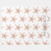 Couverture Polaire Étoile de pêche mieux à la plage (Devant (Horizontal))
