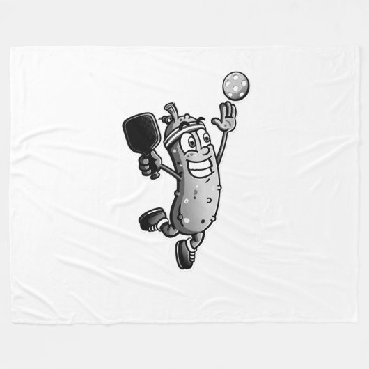 Couverture Polaire Étoile de Pickleball (Devant (Horizontal))