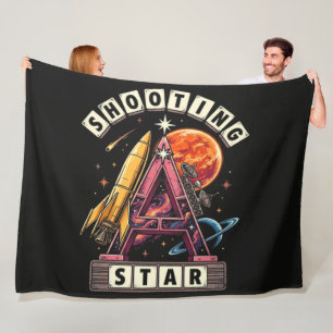 Couverture Polaire Etoile Filante Espace
