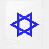 Couverture Polaire ✡︎ Étoile juive de David (Devant)