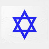 Couverture Polaire ✡︎ Étoile juive de David (Devant (Horizontal))