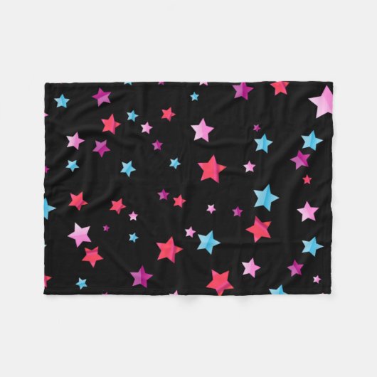 Couverture Polaire Étoiles (Devant (Horizontal))