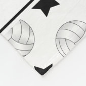 Couverture Polaire Étoiles blanches nommées personnalisées de noir de (Coin)