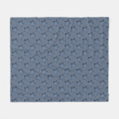 Couverture Polaire étoiles bleues (Devant (Horizontal))
