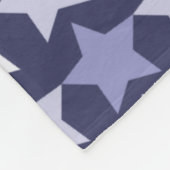 Couverture Polaire Étoiles bleues de la marine patriotique (Coin)