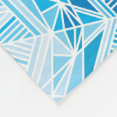 Couverture Polaire Etoiles congelées, Snowflakes Motif sans couture. (Coin)