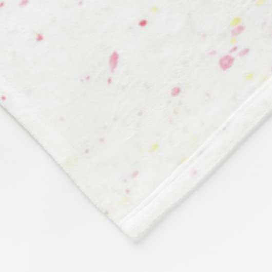 Couverture Polaire Étoiles de mer d'aquarelle (Coin)