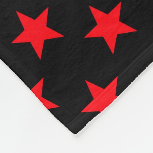 Couverture Polaire Étoiles de rouge (Coin)