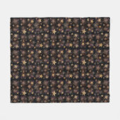 Couverture Polaire Étoiles de Steampunk (Devant (Horizontal))