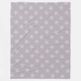 Couverture Polaire Étoiles Elégante Couleur violet Créative Moderne P