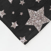 Couverture Polaire Étoiles et lunes argentées nommées faites sur (Coin)