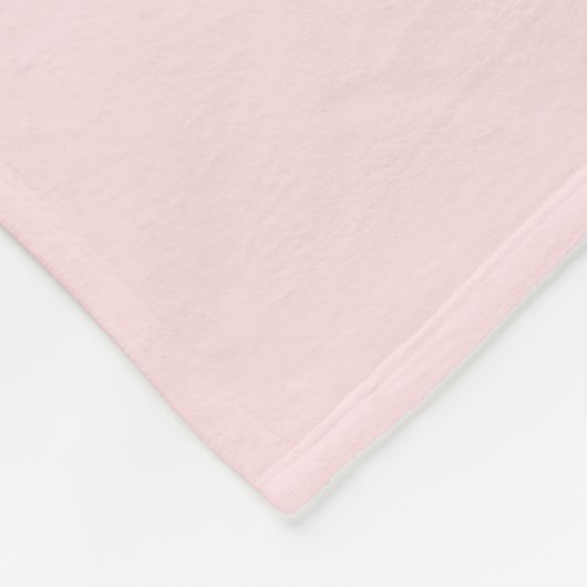 Couverture Polaire Étoiles modernes monogrammes rose et or (Coin)