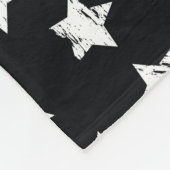 Couverture Polaire étoiles noires, blanches : grogne urbaine. (Coin)