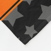 Couverture Polaire Étoiles nommées faites sur commande de noir de (Coin)