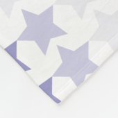 Couverture Polaire Étoiles Patriotique Blue Ombre (Coin)