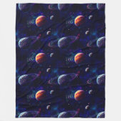 Couverture Polaire Etoiles, Planètes, Galaxie, Espace Extérieur Thème (Devant)
