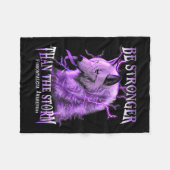 Couverture Polaire Être Plus Forte Que La Tempête Fibromyalgie Sensib (Devant (Horizontal))