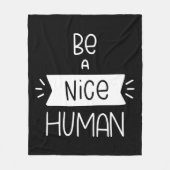 Couverture Polaire Être un homme gentil (Devant)