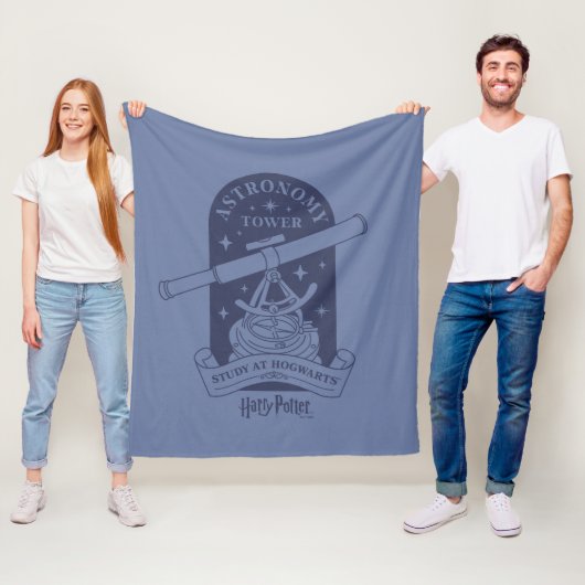 Couverture Polaire Étude à la tour d'astronomie HOGWARTS™ (En situation)