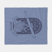 Couverture Polaire Étude à la tour d'astronomie HOGWARTS™ (Devant (Horizontal))