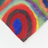 Couverture Polaire Étude de couleur par Wassily Kandinsky (Coin)