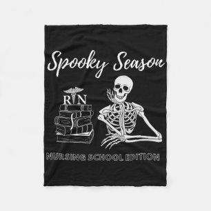 Couverture Polaire Étudiant de l'école de soins infirmiers Halloween