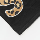 Couverture Polaire Étudiant Leopard de 4e année (Coin)