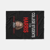 Couverture Polaire Étudiants Kamala Harris Présidente Kamala Élection (Devant (Horizontal))