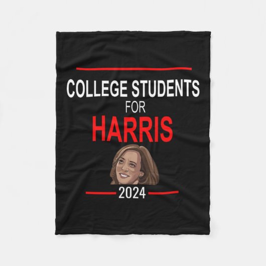 Couverture Polaire Étudiants Kamala Harris Présidente Kamala Élection (Devant)