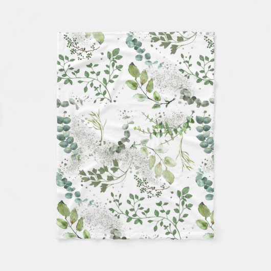 Couverture Polaire Eucalyptus Greenery (Devant)