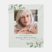 Couverture Polaire Eucalyptus Love Memorial Keepsaké (Devant)