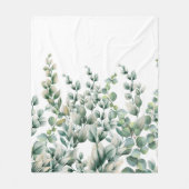 Couverture Polaire Eucalyptus vert (Devant)