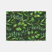 Couverture Polaire Eucalyptus vert foncé (Devant (Horizontal))