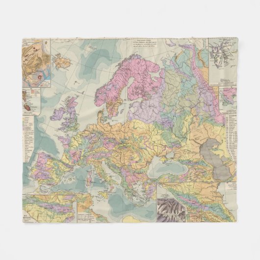 Couverture Polaire Europa - carte géologique de l'Europe (Devant (Horizontal))