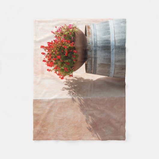 Couverture Polaire Europe, Italie, Toscane. Pot de fleurs (Devant)