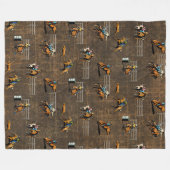 Couverture Polaire Événements De Rodéo De La Ceinture Occidentale Sur (Devant (Horizontal))