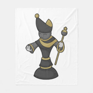 Couverture Polaire Évêque Échecs Équipe Échecs