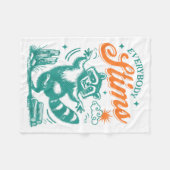 Couverture Polaire Everybody Stims Racoon Funny Design  (Devant (Horizontal))