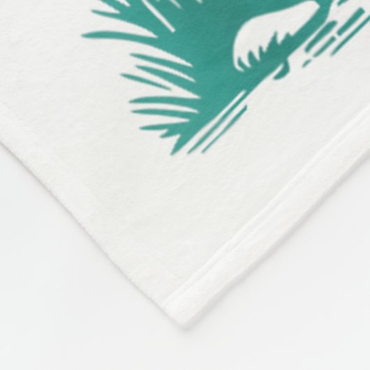 Couverture Polaire Everybody Stims Racoon Funny Design  (Coin)