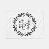 Couverture Polaire Everything I Am You Helped Me To Be Quote Motivati (Devant (Horizontal))