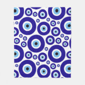 Couverture Polaire Evil Eye Pattern, Greek Eye, Turkish Eye, Nazar (Devant)
