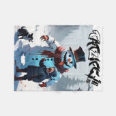 Couverture Polaire Evil Winter Snowman & Friends (Devant (Horizontal))