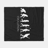 Couverture Polaire Evolution de la chemise guitariste, Rock Music Gui (Devant (Horizontal))