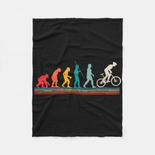 Couverture Polaire Évolution de VTT Sport Rétro Mtb Vélo L