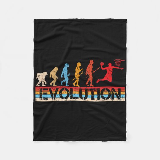 Couverture Polaire Évolution drôle de sketll Joueurs Fans de sketll R (Devant)