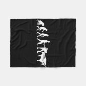 Couverture Polaire Evolution Du Billard & ; Snooker - Billard Drôl (Devant (Horizontal))