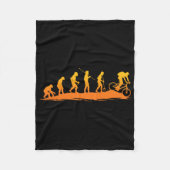 Couverture Polaire Evolution Of Biker Bicycle Mountain Biking  (Devant)