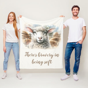 Couverture Polaire Ewe doux : Mouton doux en laine