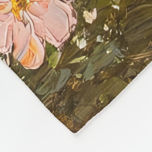 Couverture Polaire Ewe et agneau Printemps (Coin)