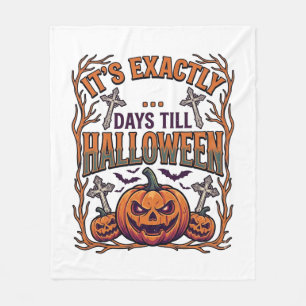 Couverture Polaire Exactement Jours Avant Halloween Citrouille Chauve